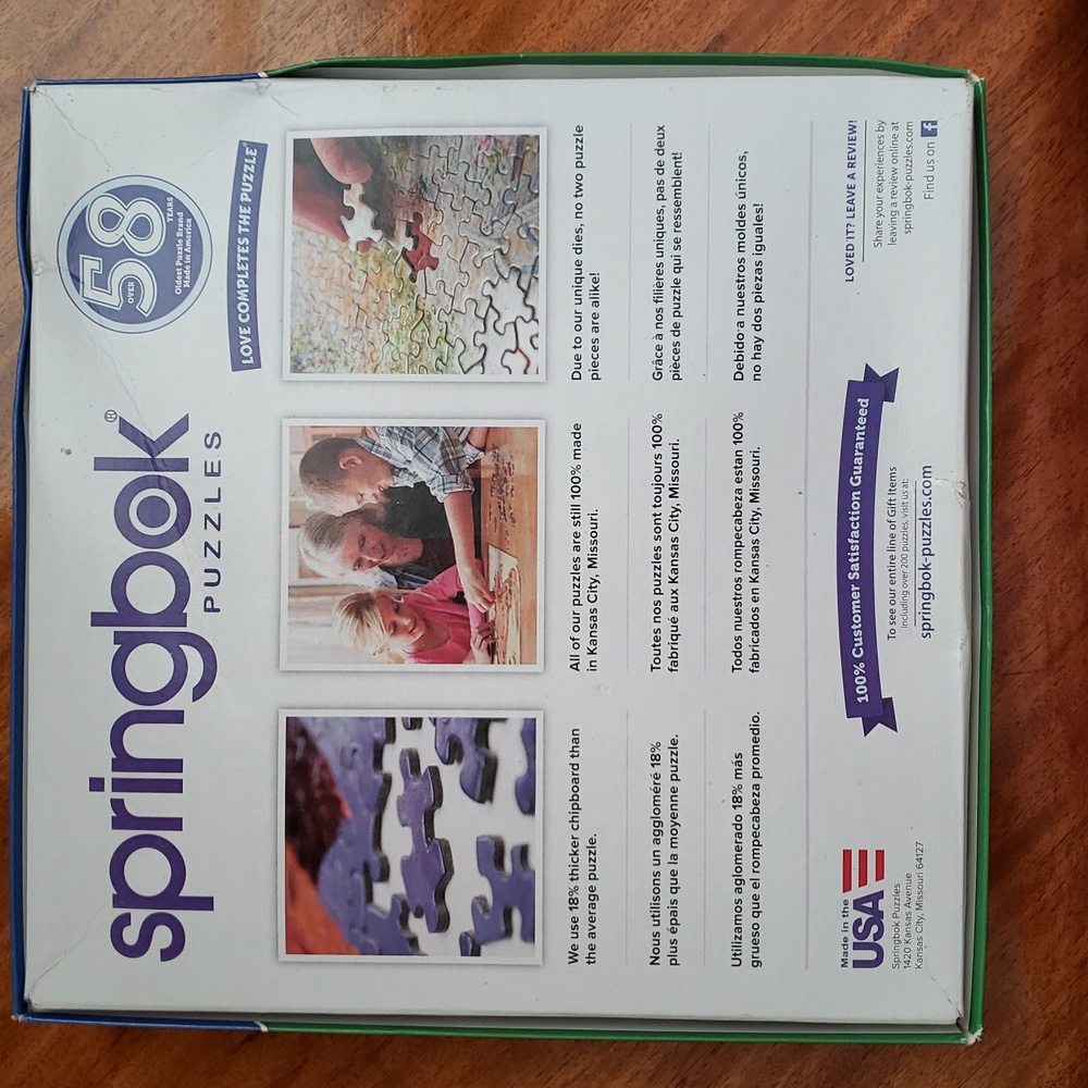 NEW Springbok 1,000 Piece Puzzle - Please Read Description - Picture 3 of 5
